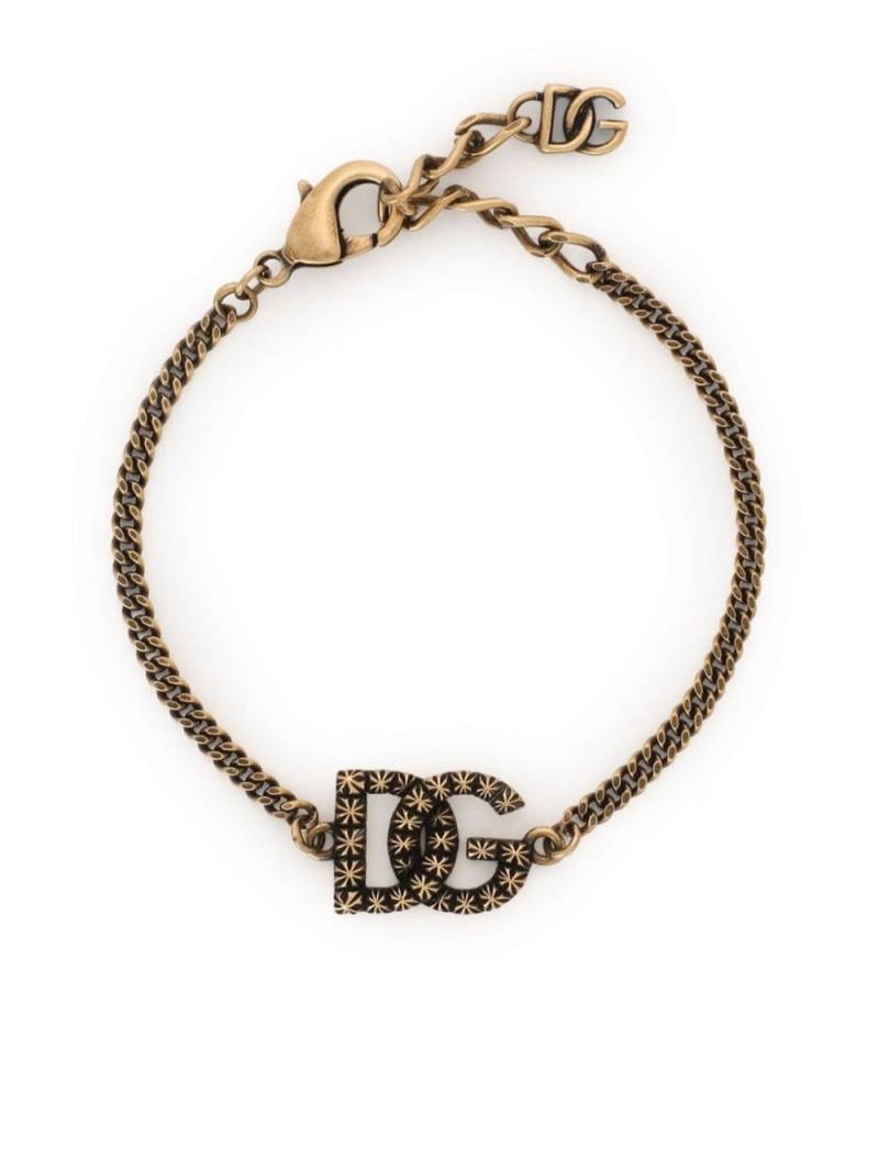 Dolce & Gabbana DG-logo bracelet - Gold von Dolce & Gabbana