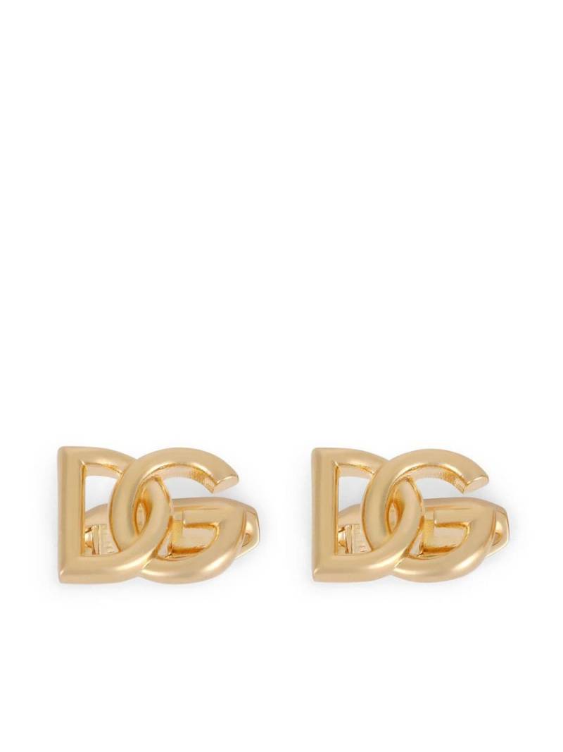 Dolce & Gabbana DG-logo cufflinks - Gold von Dolce & Gabbana