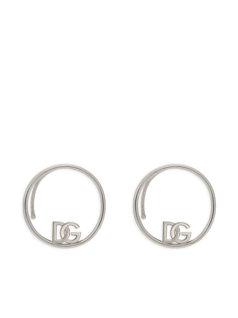 Dolce & Gabbana DG-logo ear cuffs - Silver von Dolce & Gabbana