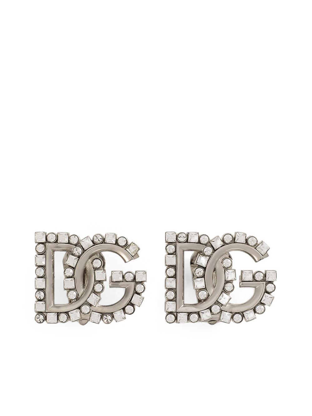 Dolce & Gabbana DG logo earrings - Silver von Dolce & Gabbana