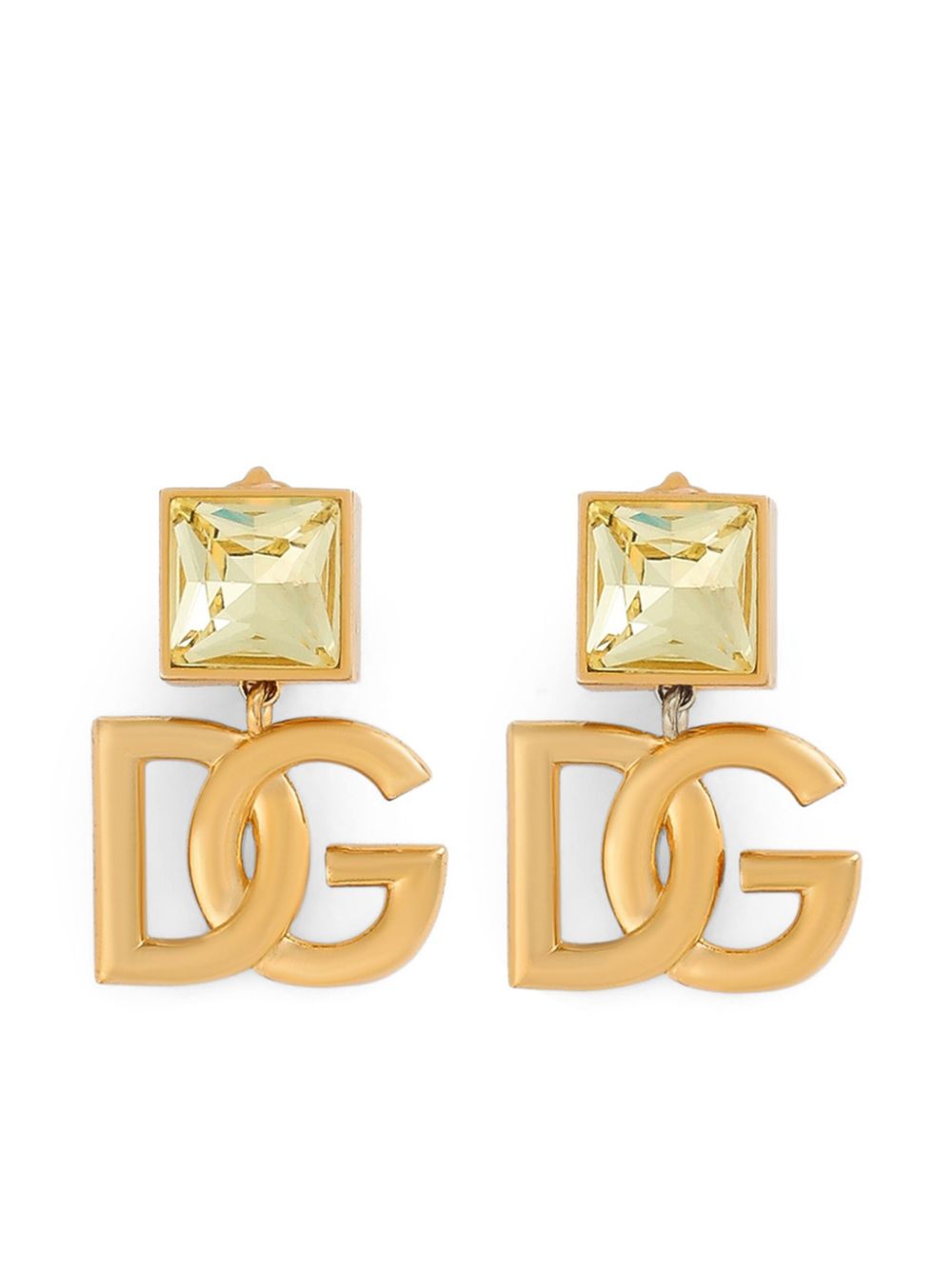 Dolce & Gabbana DG-logo embellished earrings - Gold von Dolce & Gabbana