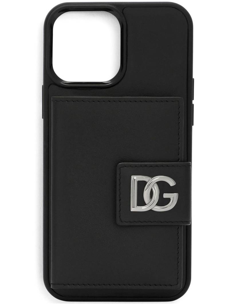 Dolce & Gabbana DG-logo iPhone 13 Pro Max case - Black von Dolce & Gabbana