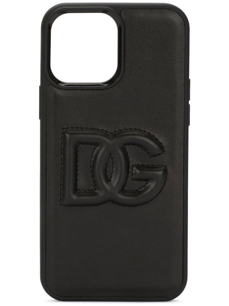 Dolce & Gabbana DG-logo iPhone 13 Pro Max case - Black von Dolce & Gabbana