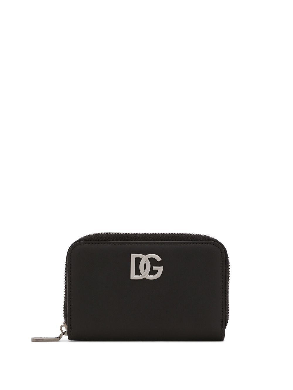 Dolce & Gabbana DG-logo leather wallet - Black von Dolce & Gabbana