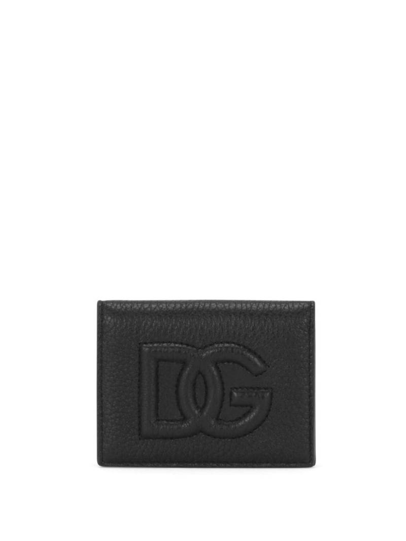 Dolce & Gabbana DG logo leather wallet - Black von Dolce & Gabbana