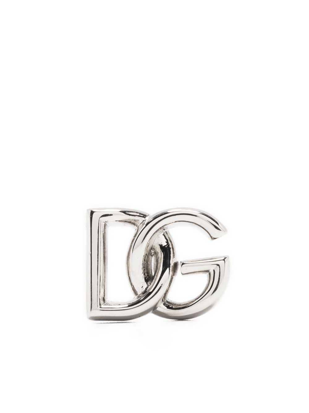 Dolce & Gabbana DG logo stud single earring - Silver von Dolce & Gabbana