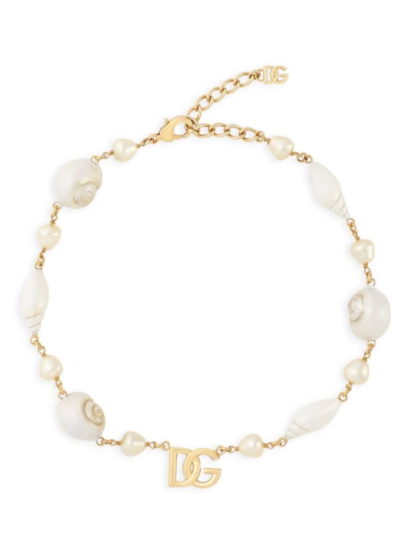 Dolce & Gabbana DG shell necklace - Gold von Dolce & Gabbana