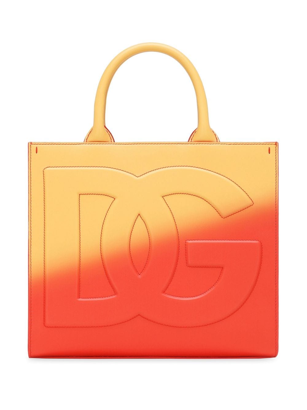 Dolce & Gabbana Daily logo-embossed tote bag - Orange von Dolce & Gabbana