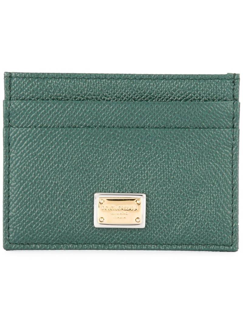 Dolce & Gabbana Dauphine cardholder - Green von Dolce & Gabbana