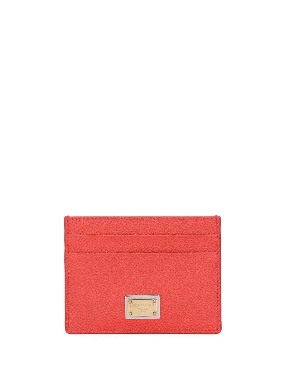 Dolce & Gabbana Dauphine logo-plaque cardholder - Orange von Dolce & Gabbana