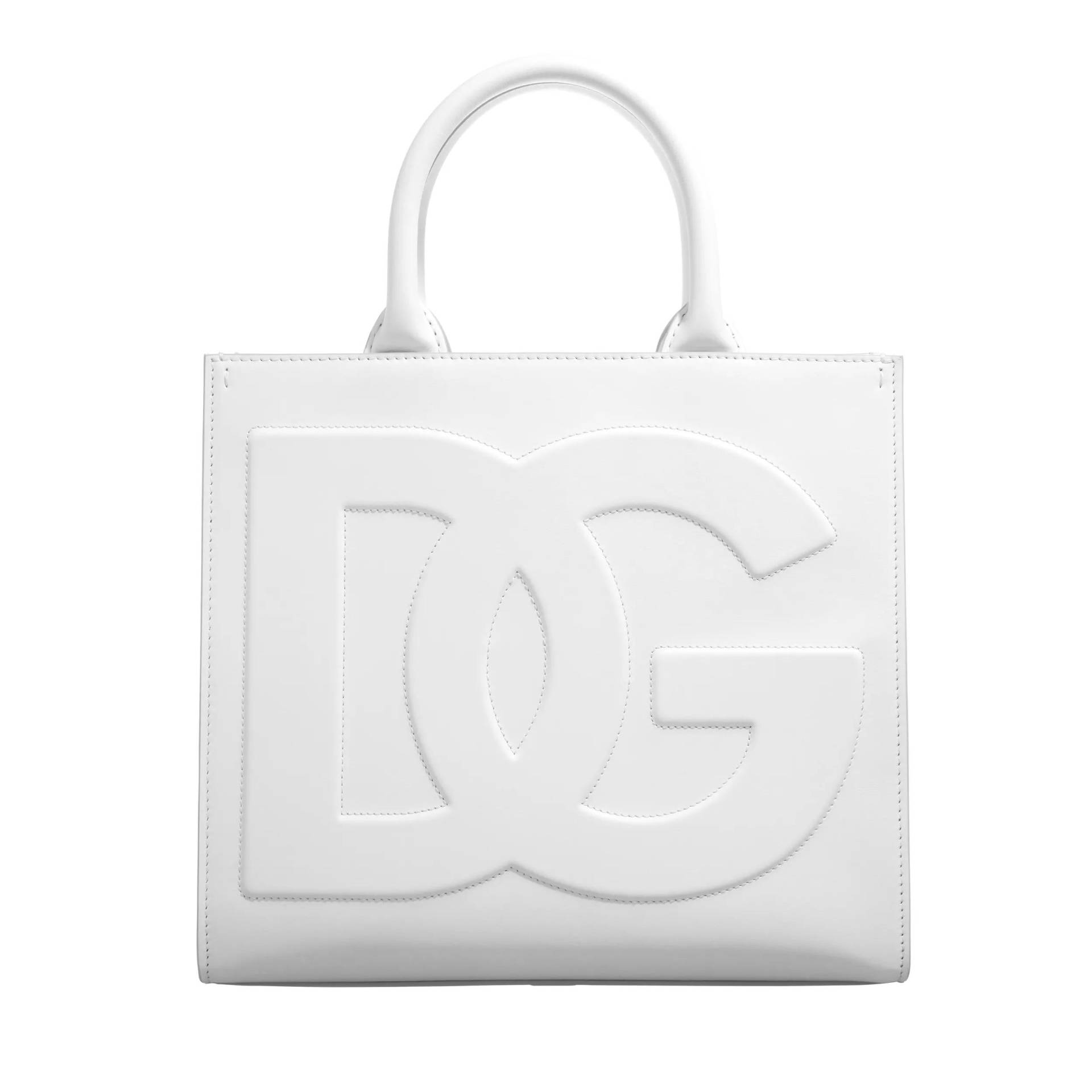 Dolce&Gabbana Handtasche - Handbag With Logo - Gr. unisize - in Weiß - für Damen von Dolce&Gabbana