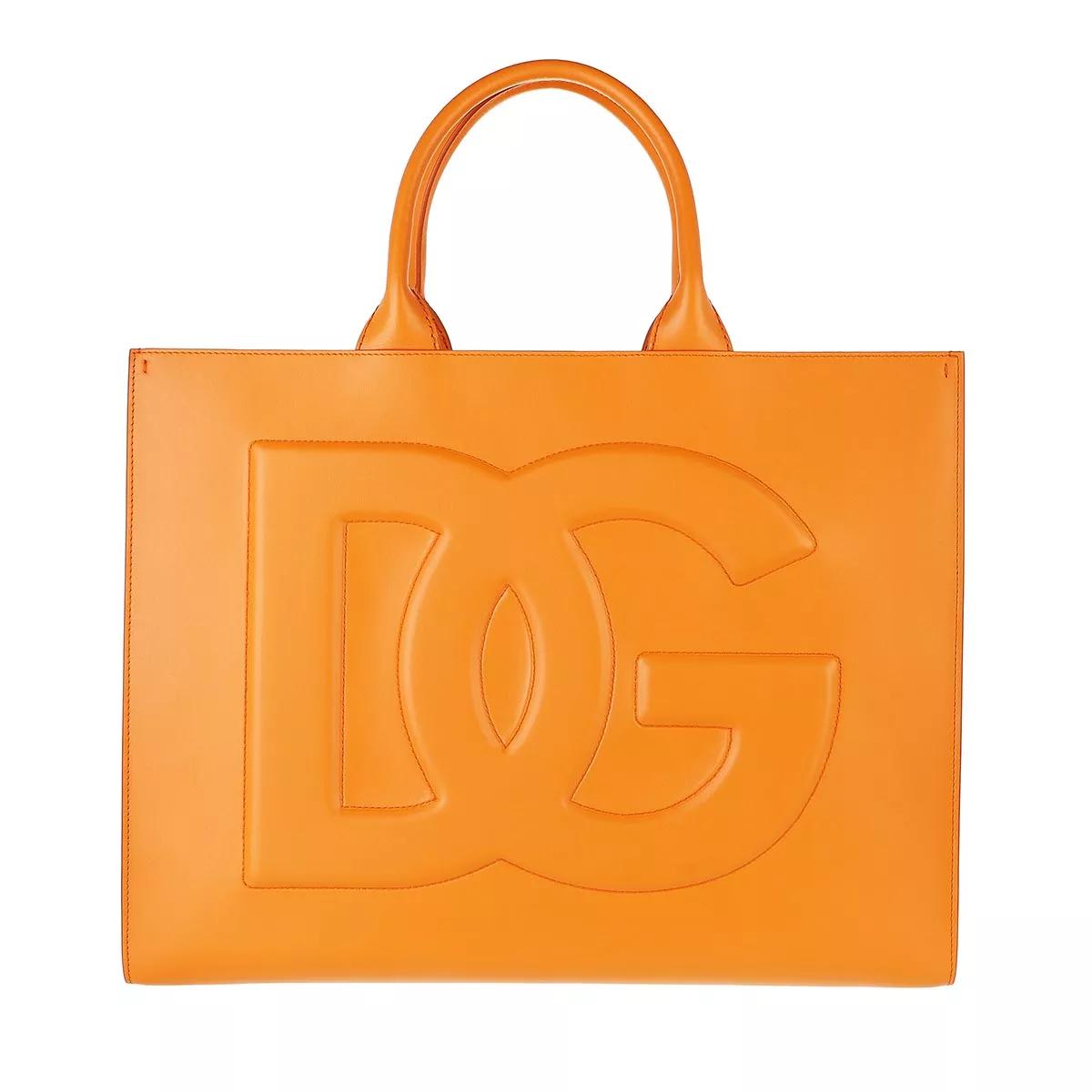 Dolce&Gabbana Handtasche - Large Beatrice Tote Bag Leather - Gr. unisize - in Orange - für Damen von Dolce&Gabbana