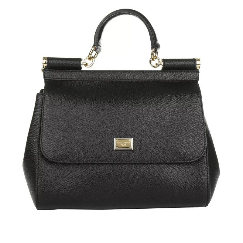 Dolce&Gabbana Handtasche - Sicily Medium With Handle And Shoulder Strap - Gr. unisize - in Schwarz - für Damen von Dolce&Gabbana