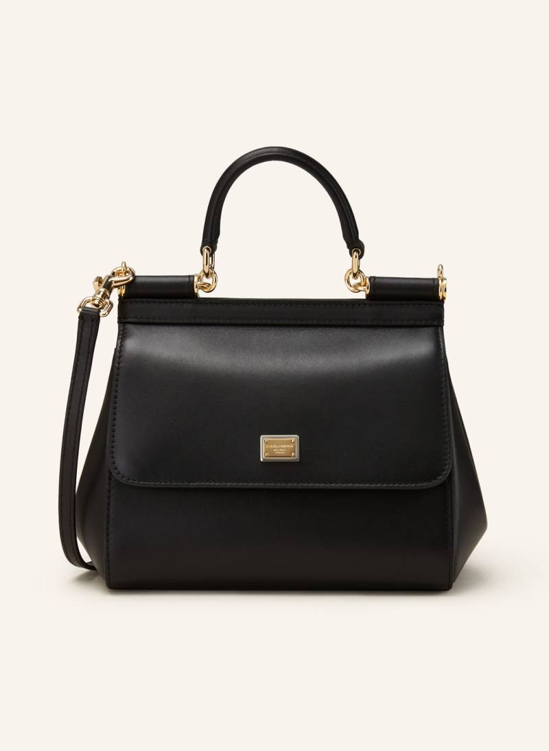 Dolce & Gabbana Handtasche Sicily Medium schwarz von Dolce & Gabbana