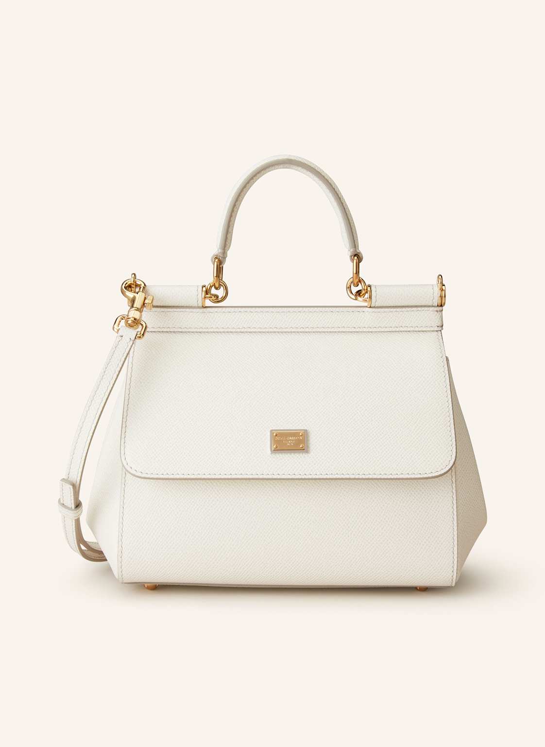 Dolce & Gabbana Handtasche Sicily Medium weiss von Dolce & Gabbana