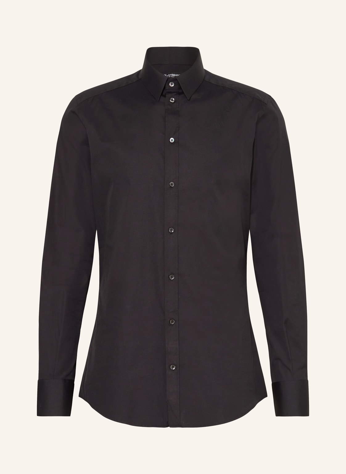 Dolce & Gabbana Hemd Slim Fit schwarz von Dolce & Gabbana