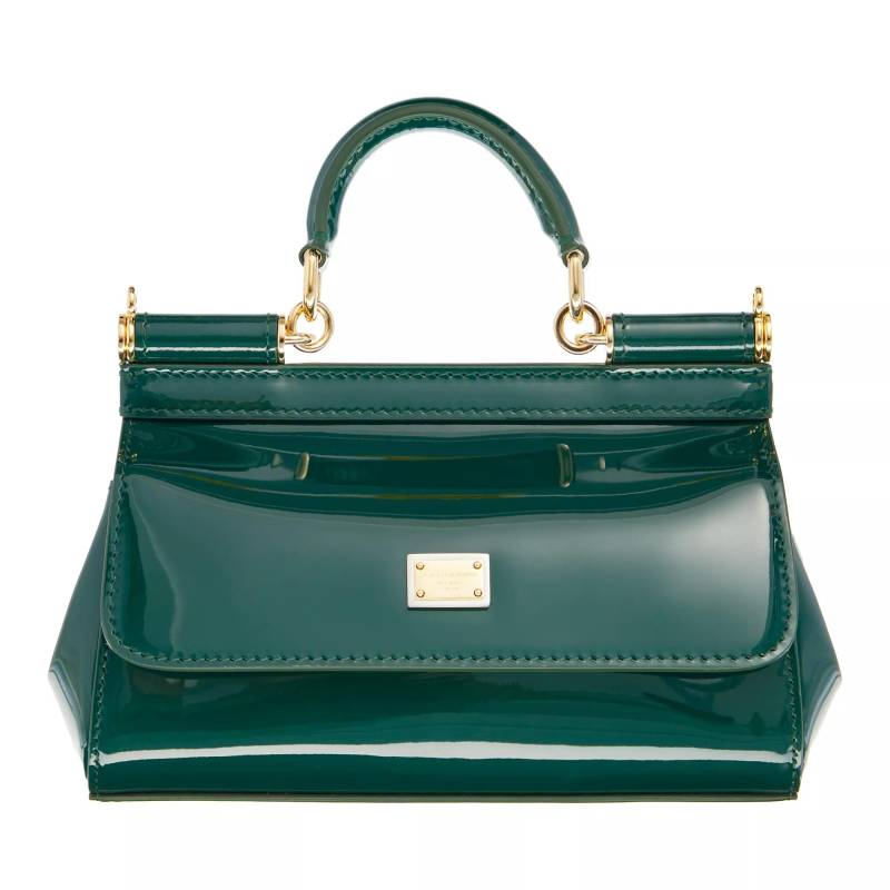 Dolce&Gabbana Henkeltasche - Sicily Top Handle Bag Dauphine Calfskin - Gr. unisize - in Grün - für Damen von Dolce&Gabbana