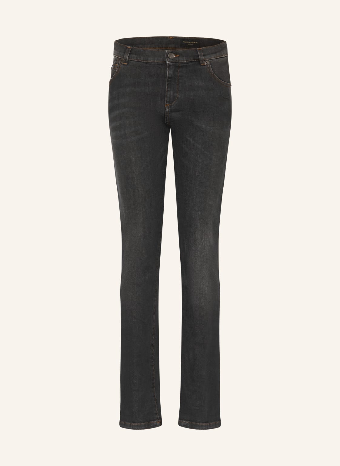 Dolce & Gabbana Jeans Straight Fit schwarz von Dolce & Gabbana