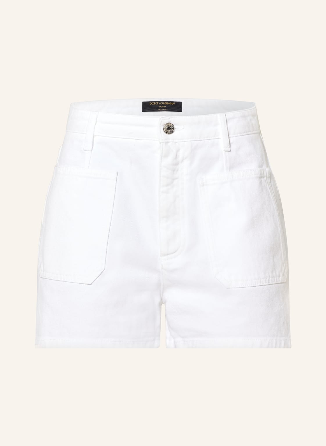 Dolce & Gabbana Jeansshorts weiss von Dolce & Gabbana