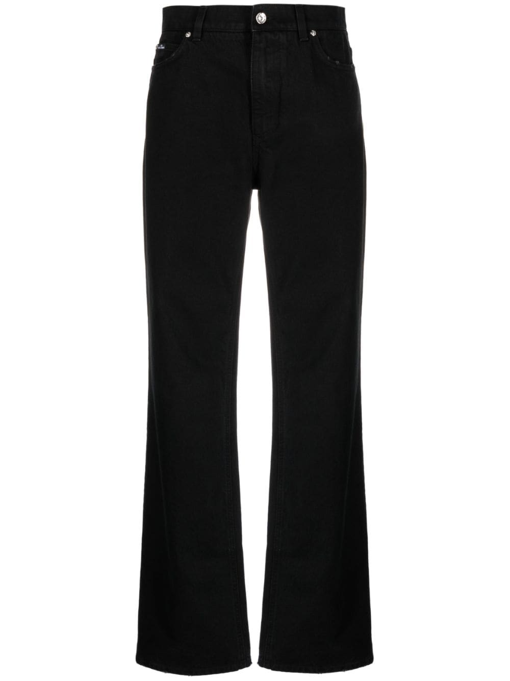 Dolce & Gabbana KIM DOLCE&GABBANA high-rise drop-crotch boyfriend jeans - Black von Dolce & Gabbana