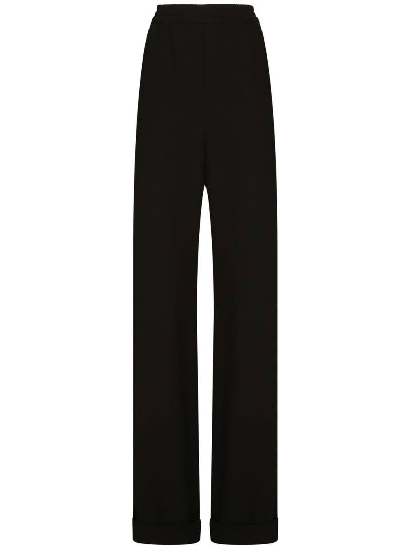 Dolce & Gabbana KIM DOLCE&GABBANA piped pajama trousers - Black von Dolce & Gabbana