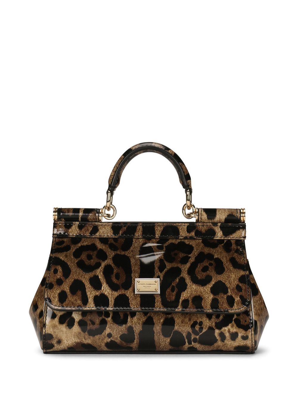 Dolce & Gabbana KIM DOLCE&GABBANA small Sicily top-handle bag - Brown von Dolce & Gabbana