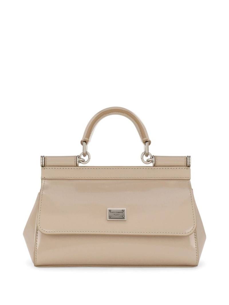 Dolce & Gabbana KIM DOLCE&GABBANA small Sicily top-handle bag - Neutrals von Dolce & Gabbana