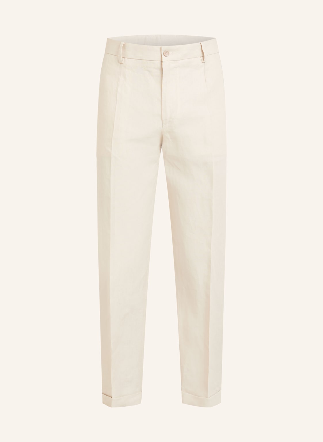 Dolce & Gabbana Leinen-Chino Slim Fit beige von Dolce & Gabbana