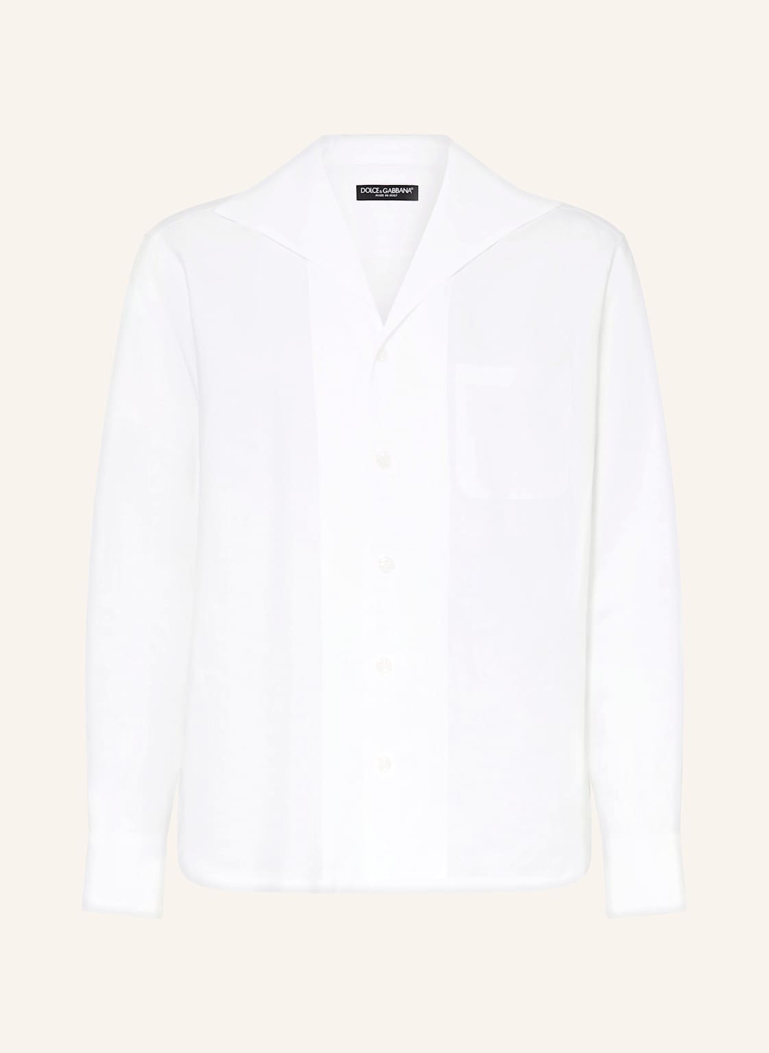 Dolce & Gabbana Leinenhemd Comfort Fit weiss Dolce & Gabbana Leinenhemd Comfort Fit weiss von Dolce & Gabbana