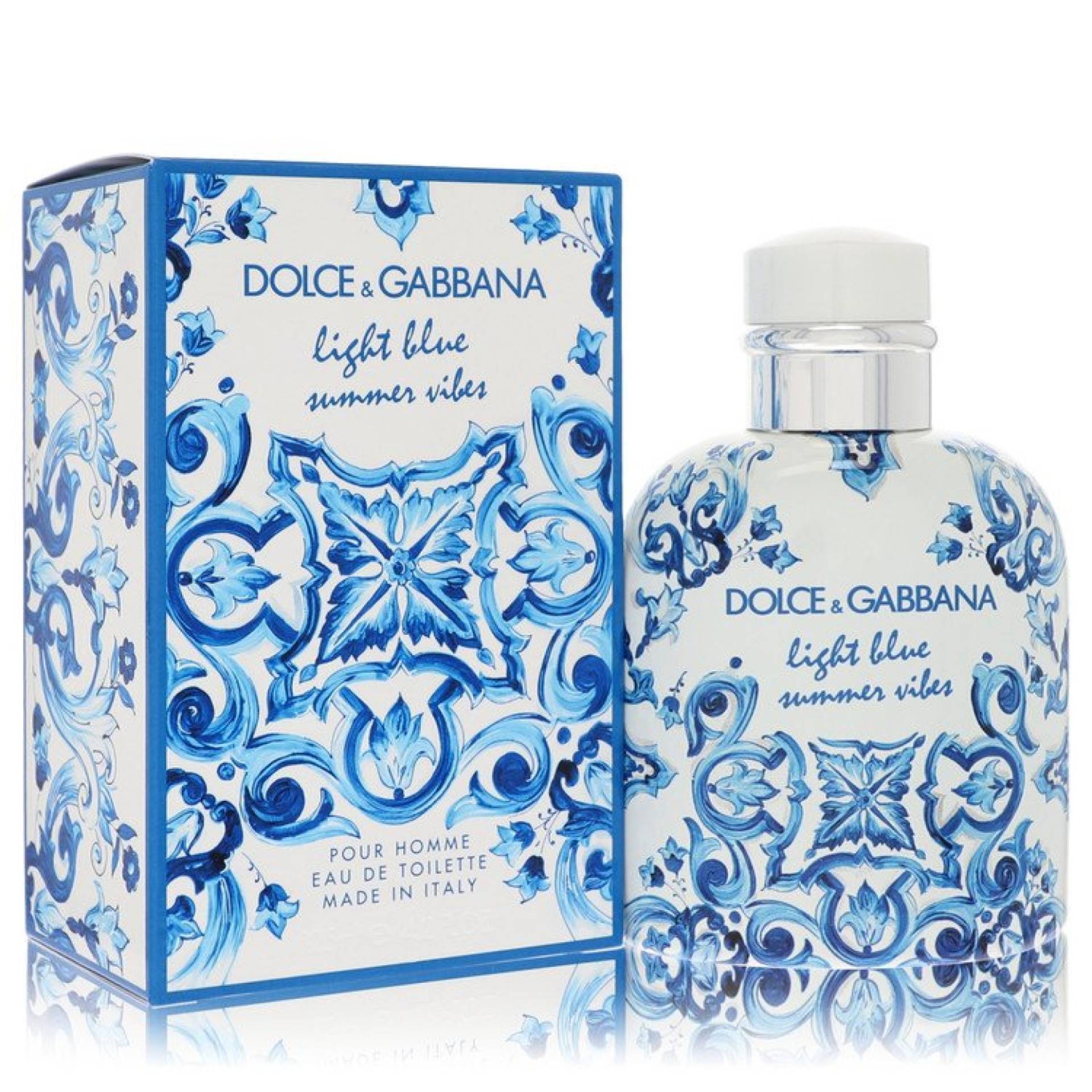 Dolce & Gabbana Light Blue Summer Vibes Eau De Toilette Spray (Unboxed) 125 ml von Dolce & Gabbana