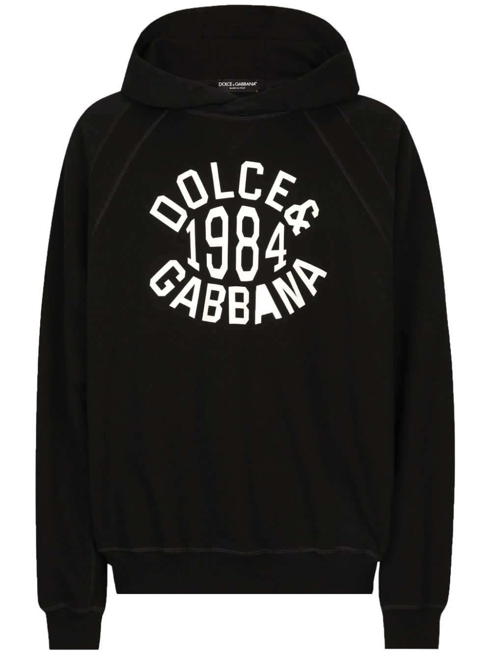 Dolce & Gabbana Logo print hoodie - Black von Dolce & Gabbana