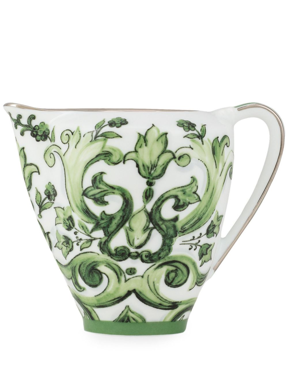 Dolce & Gabbana Maiolica-print creamer - White von Dolce & Gabbana