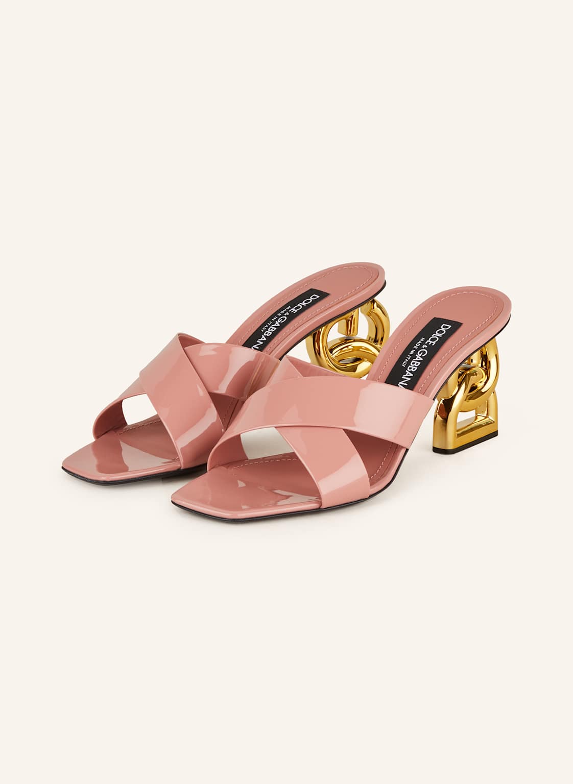 Dolce & Gabbana Mules Vernice pink von Dolce & Gabbana