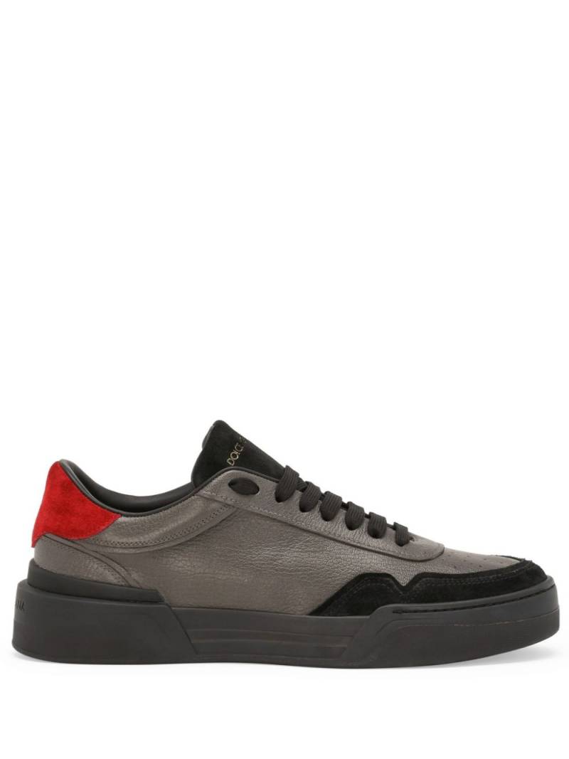 Dolce & Gabbana New Roma panelled leather sneakers - Grey von Dolce & Gabbana