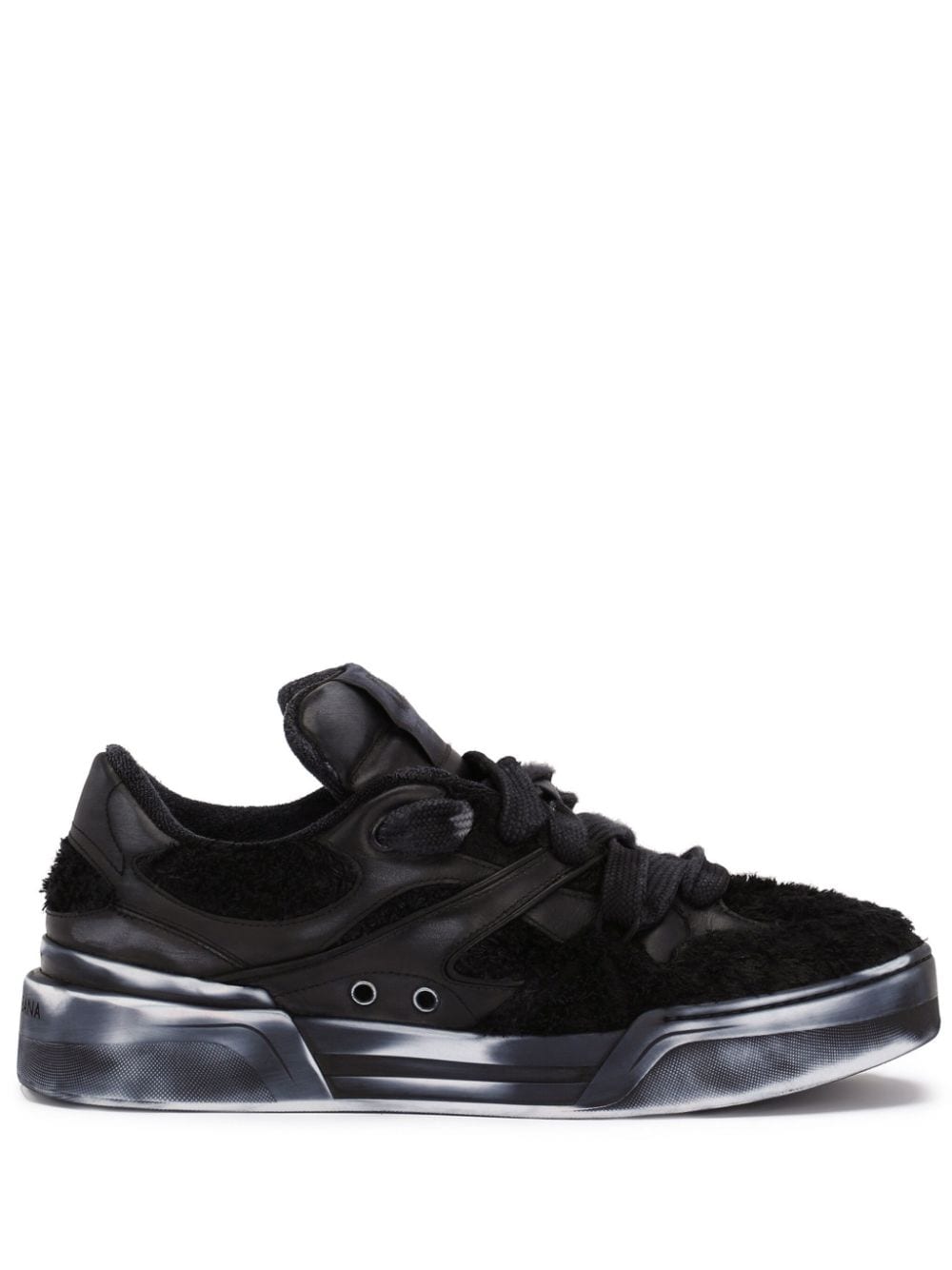 Dolce & Gabbana New Roma panelled sneakers - Black von Dolce & Gabbana