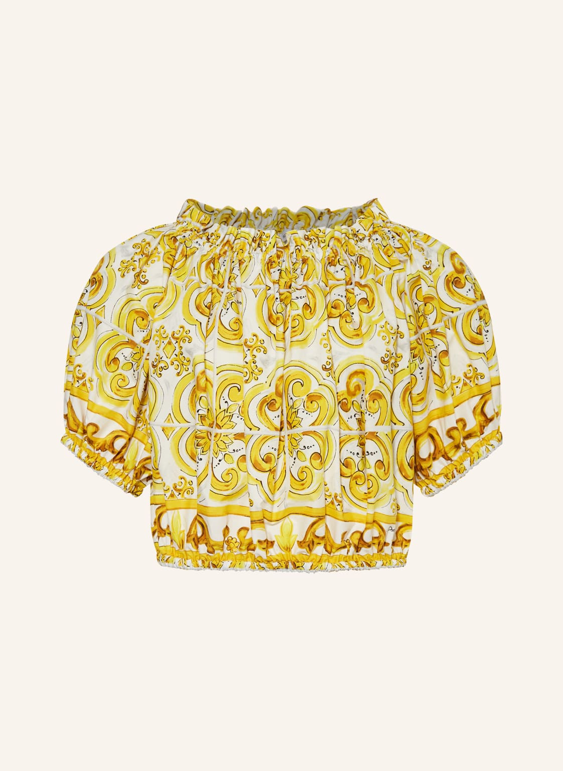 Dolce & Gabbana Off-Shoulder-Bluse gold von Dolce & Gabbana