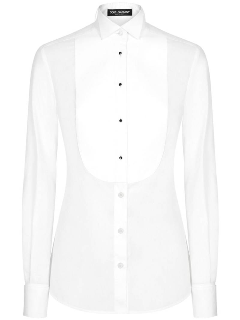 Dolce & Gabbana Panel-detailing shirt - White von Dolce & Gabbana