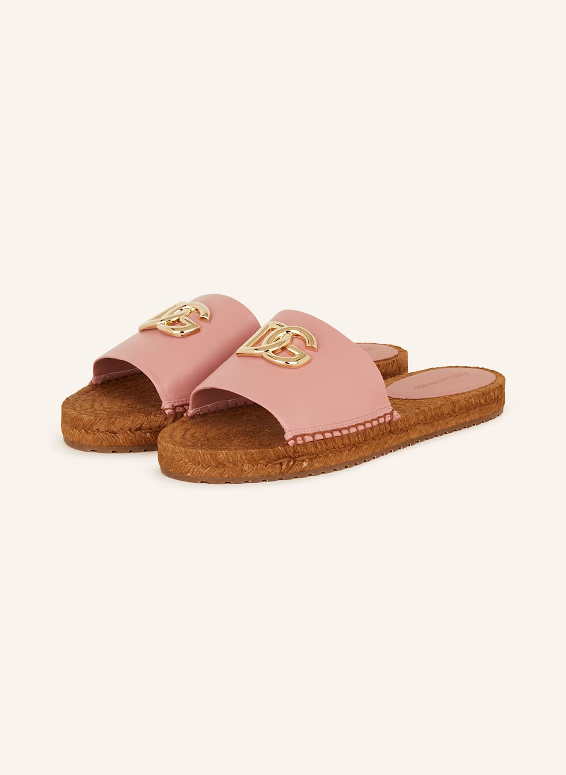 Dolce & Gabbana Pantoletten pink Dolce & Gabbana Pantoletten pink von Dolce & Gabbana