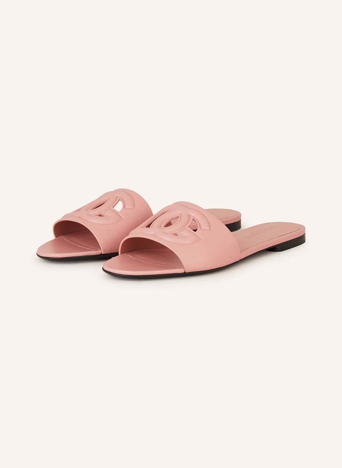 Dolce & Gabbana Pantoletten rosa Dolce & Gabbana Pantoletten rosa von Dolce & Gabbana