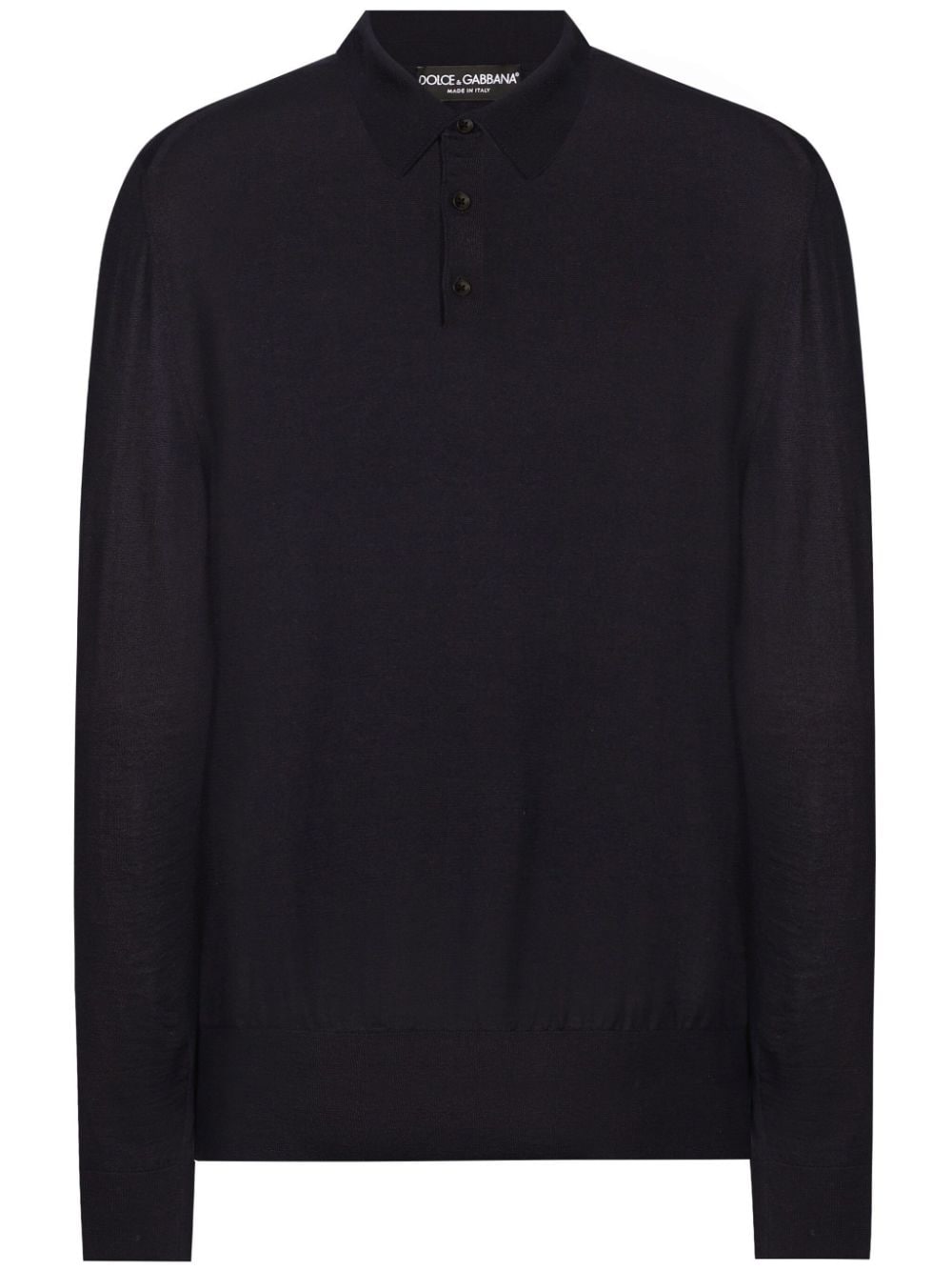 Dolce & Gabbana Polo-collar sweatshirt - Blue von Dolce & Gabbana