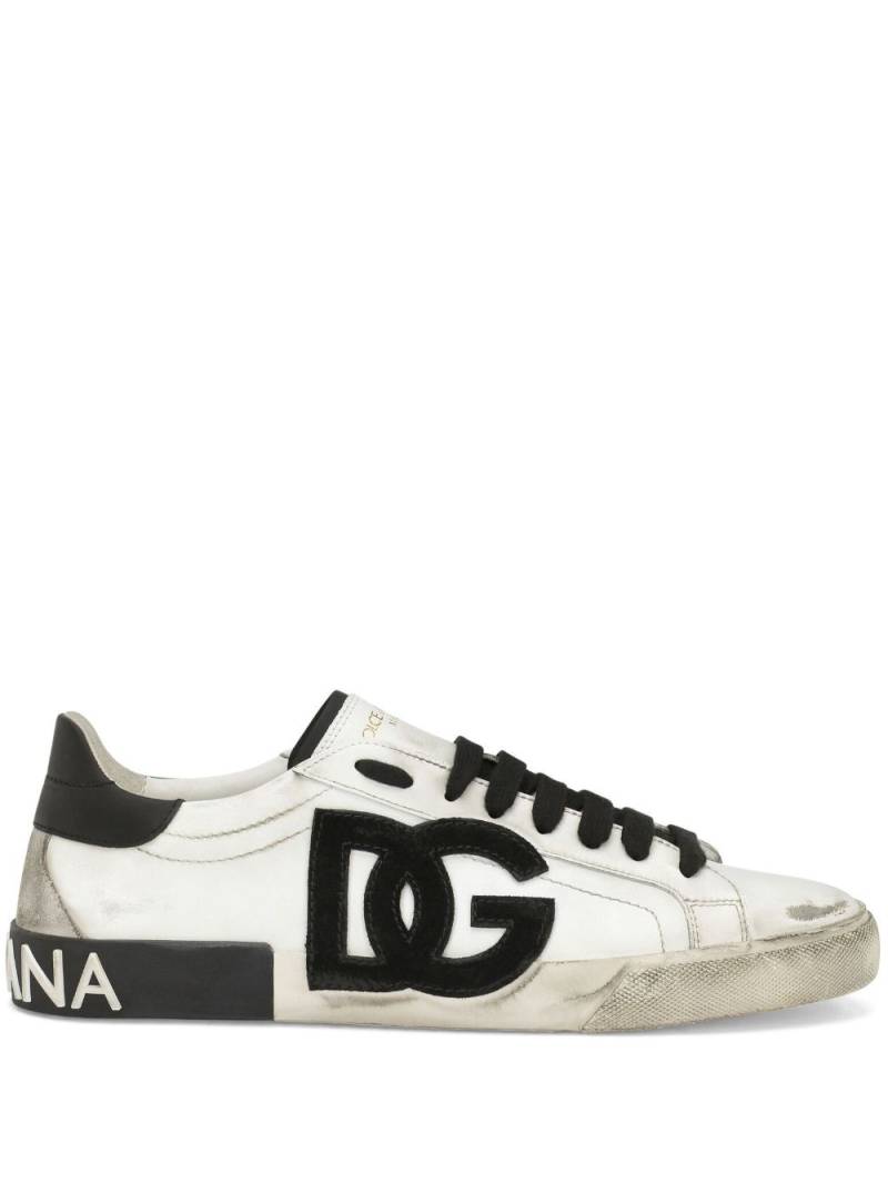 Dolce & Gabbana Portofino low-top sneakers - White von Dolce & Gabbana