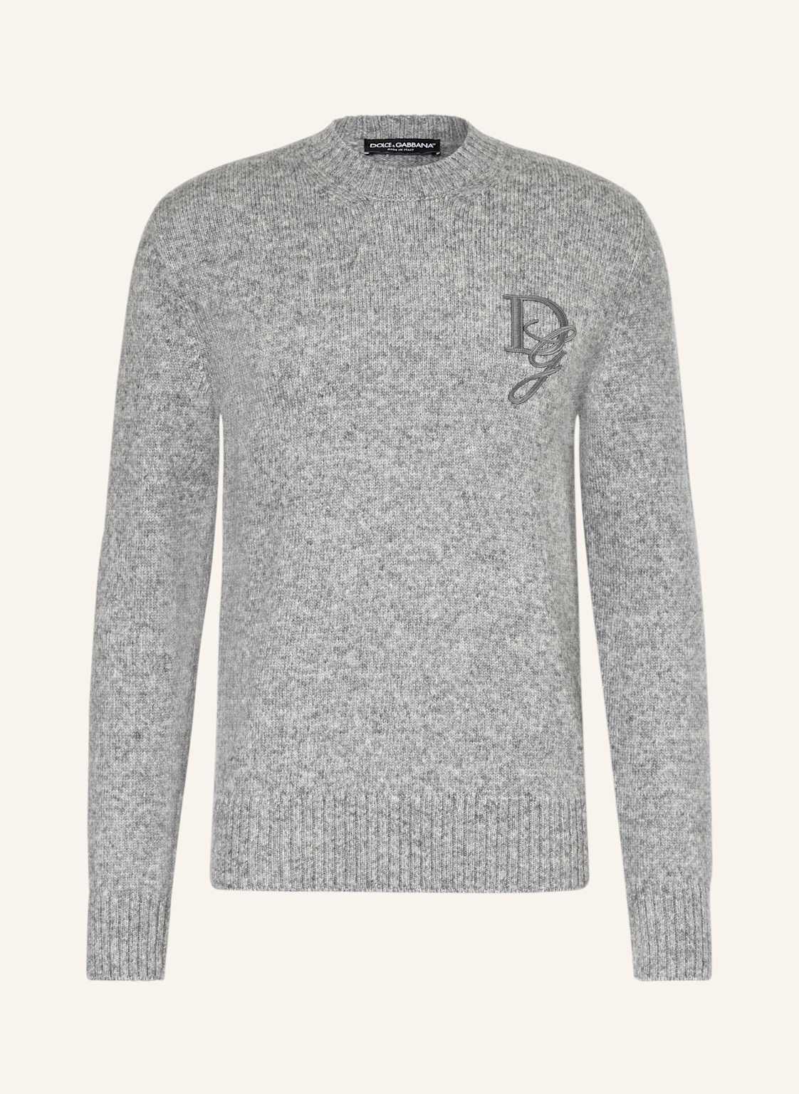 Dolce & Gabbana Pullover Mit Alpaka grau von Dolce & Gabbana