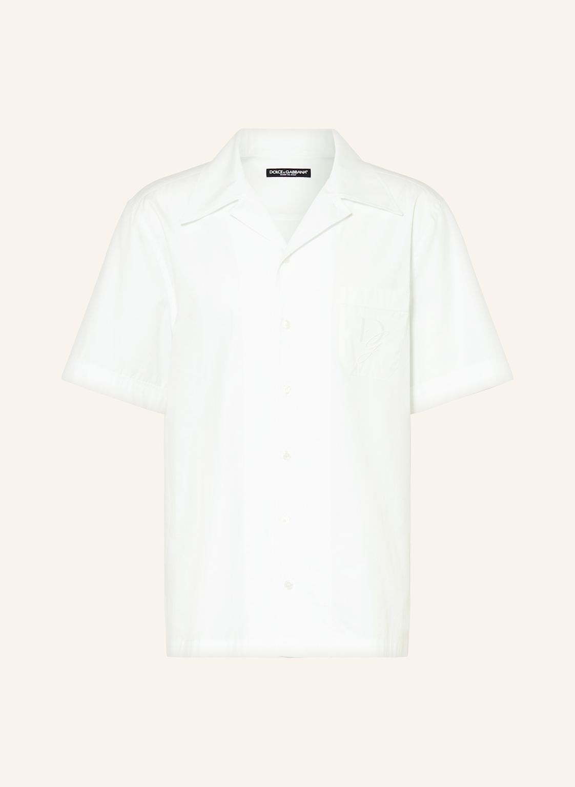 Dolce & Gabbana Resorthemd Comfort Fit weiss von Dolce & Gabbana