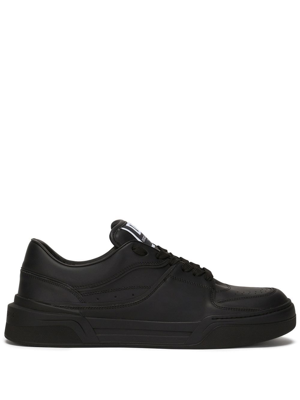 Dolce & Gabbana New Roma leather sneakers - Black von Dolce & Gabbana