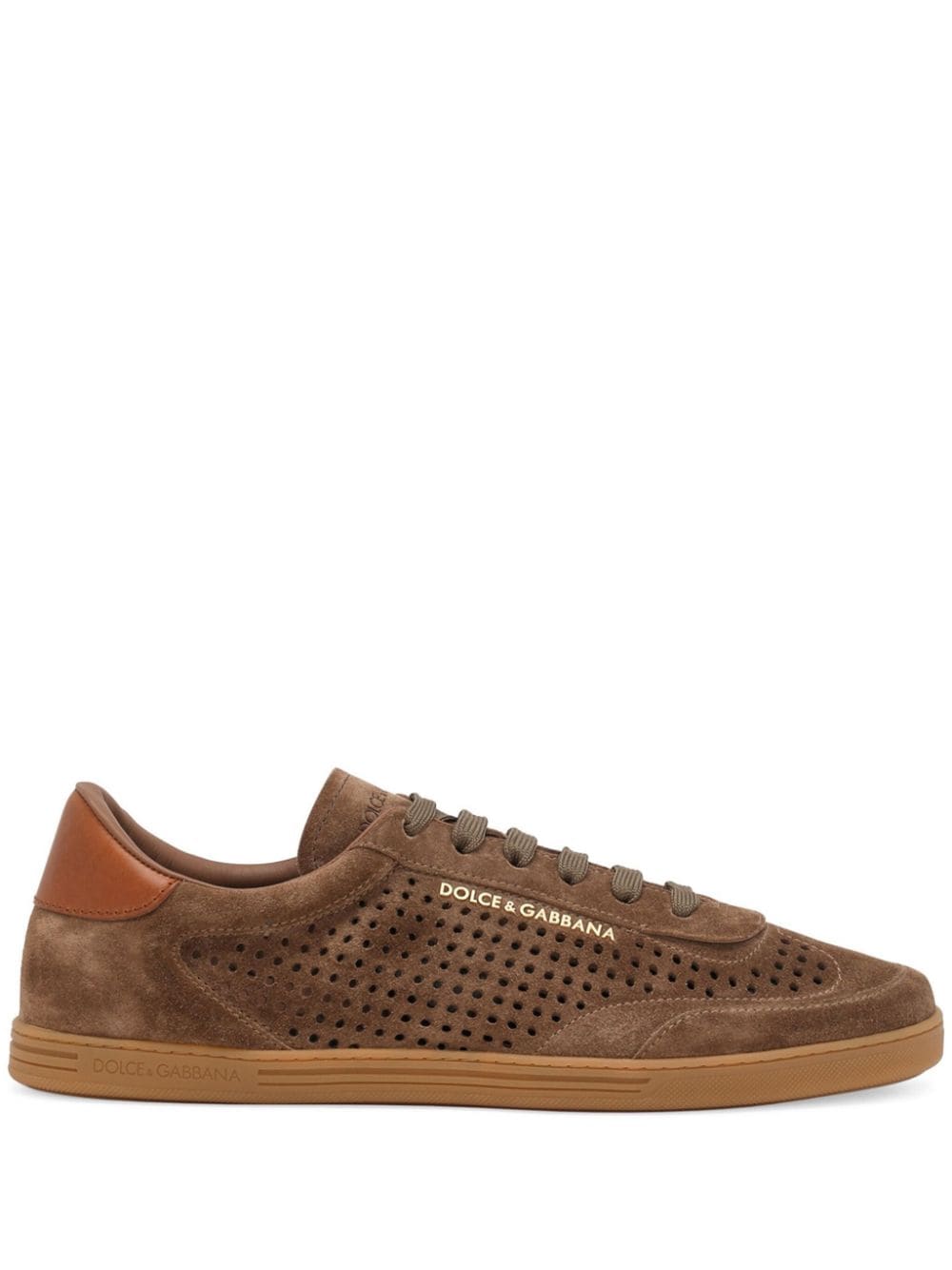 Dolce & Gabbana Saint Tropez suede sneakers - Brown von Dolce & Gabbana