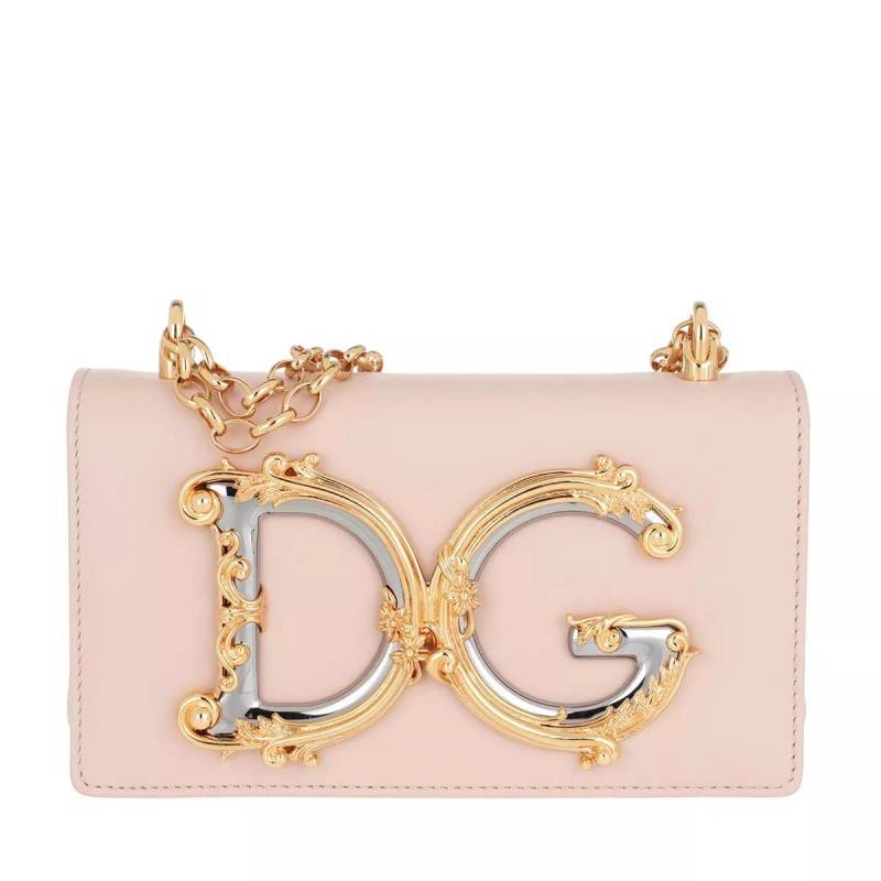 Dolce&Gabbana Schultertasche - Crossbody Leather - Gr. unisize - in Rosa - für Damen von Dolce&Gabbana