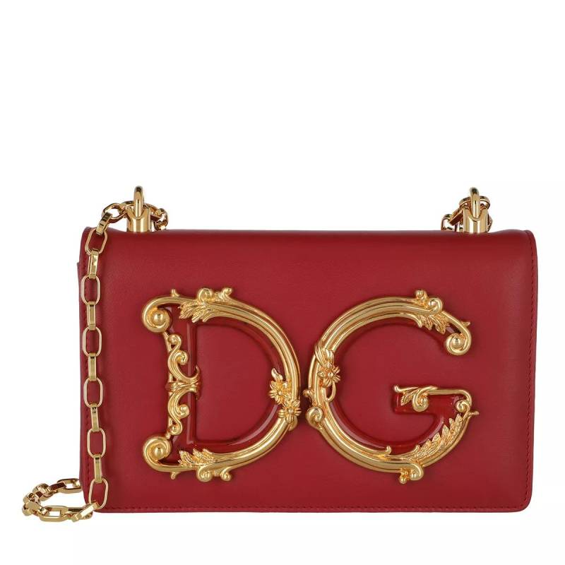 Dolce&Gabbana Schultertasche - DG Girls Crossbody Bag - Gr. unisize - in Rot - für Damen von Dolce&Gabbana