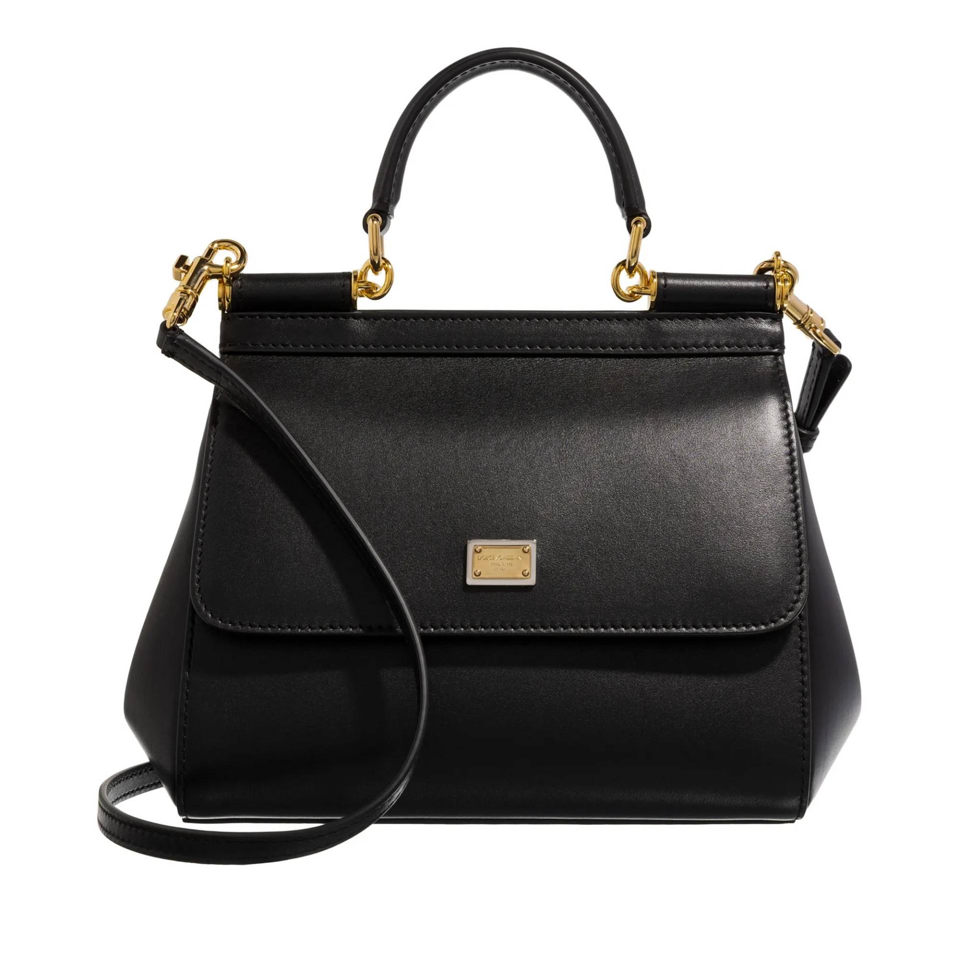 Dolce&Gabbana Schultertasche - Small Sicily With Handle Shoulder Strap - Gr. unisize - in Schwarz - für Damen von Dolce&Gabbana