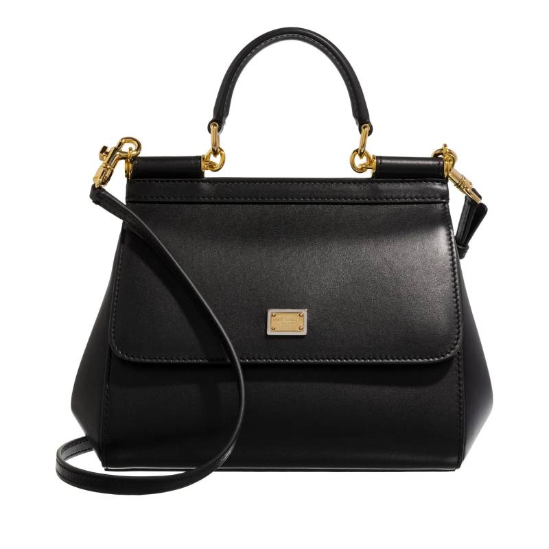 Dolce&Gabbana Schultertasche - Small Sicily With Handle Shoulder Strap - Gr. unisize - in Schwarz - für Damen von Dolce&Gabbana