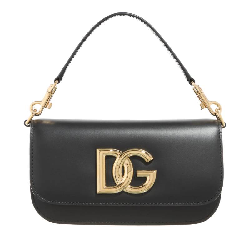 Dolce&Gabbana Schultertasche - Vitello Liscio - Gr. unisize - in Schwarz - für Damen von Dolce&Gabbana